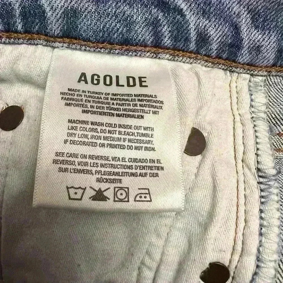 Agolde Nico High Rise Slim Jean 26 - Picture 8 of 9
